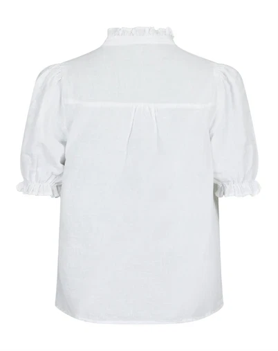 Neo Noir - Odesa Linen Bluse - White